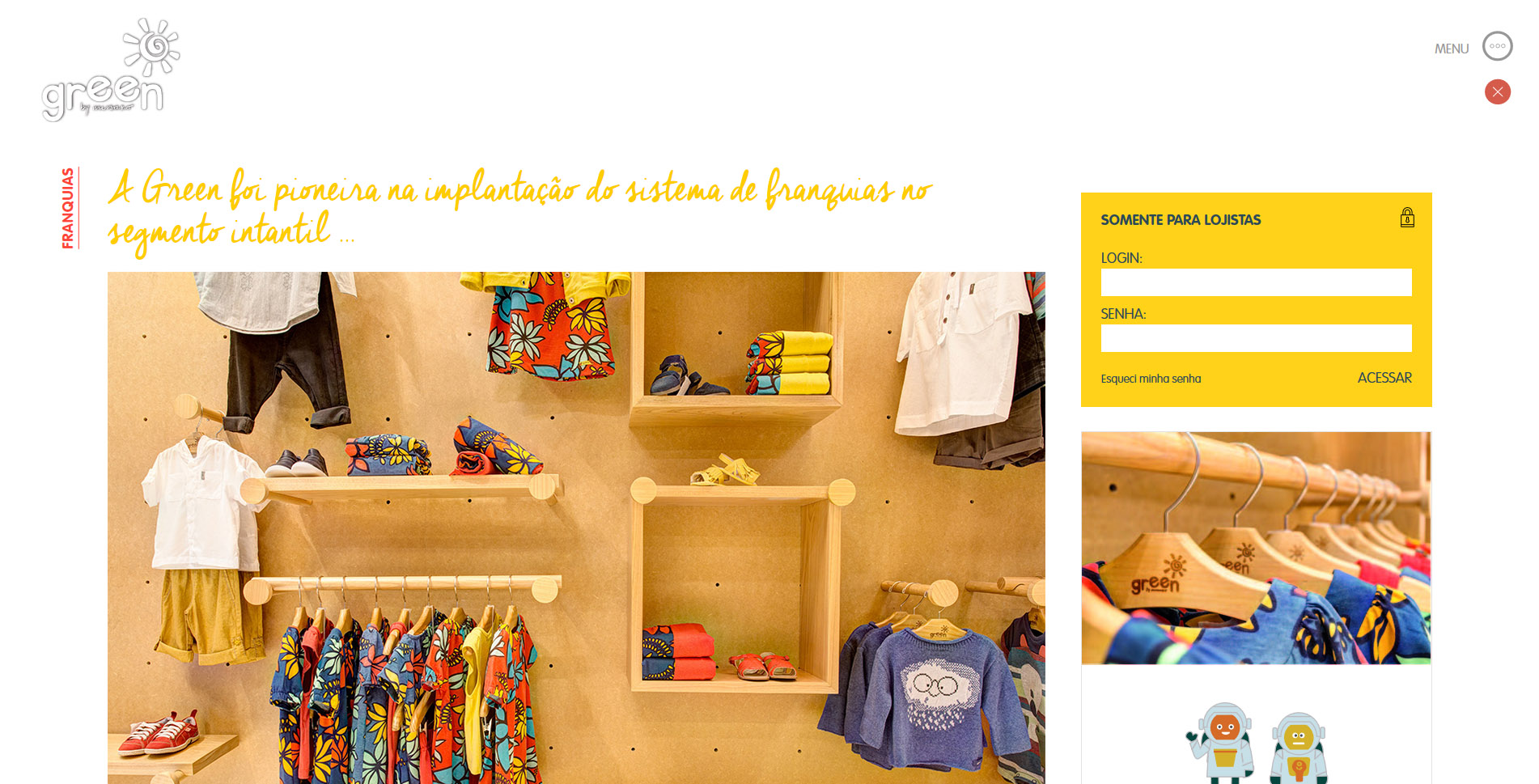 Green by Missako — área lojistas