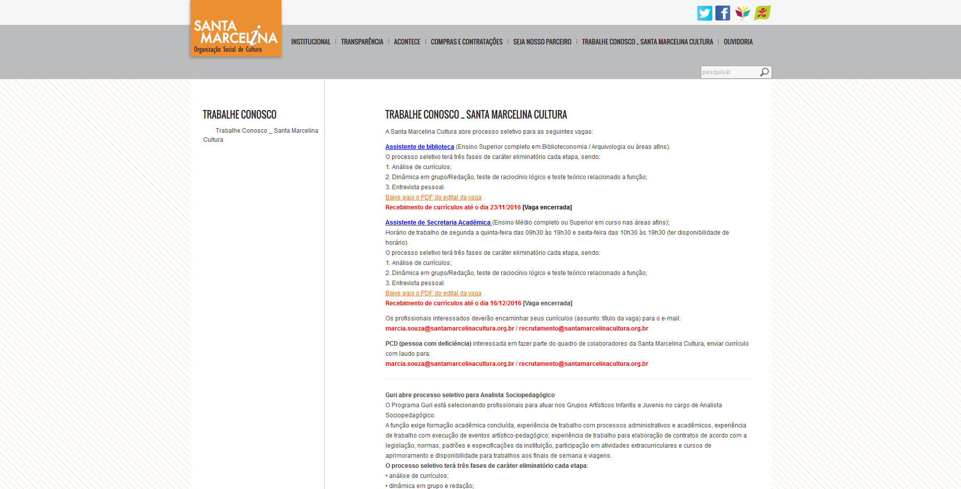 SANTA MARCELINA CULTURA